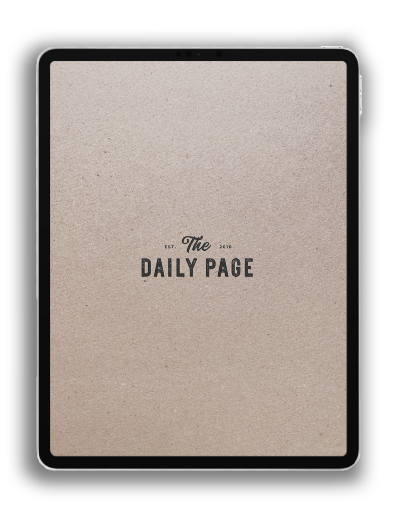 The Daily Page Digital Planner Cover 2