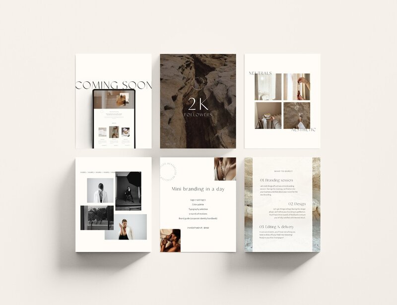 Minimal Instagram templates Wabi Sabi 4