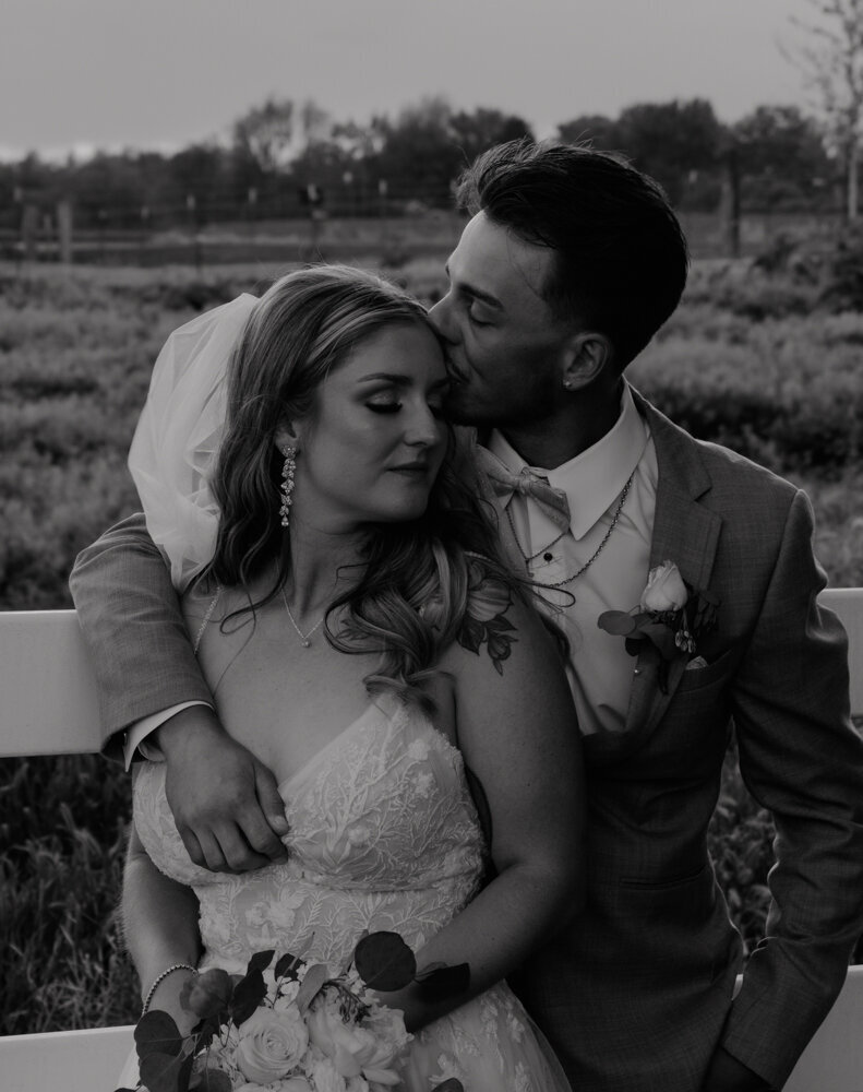 A heartfelt first-look moment between the bride and groom, filled with raw emotions. Capturing love stories with a documentary-style approach in Spokane.