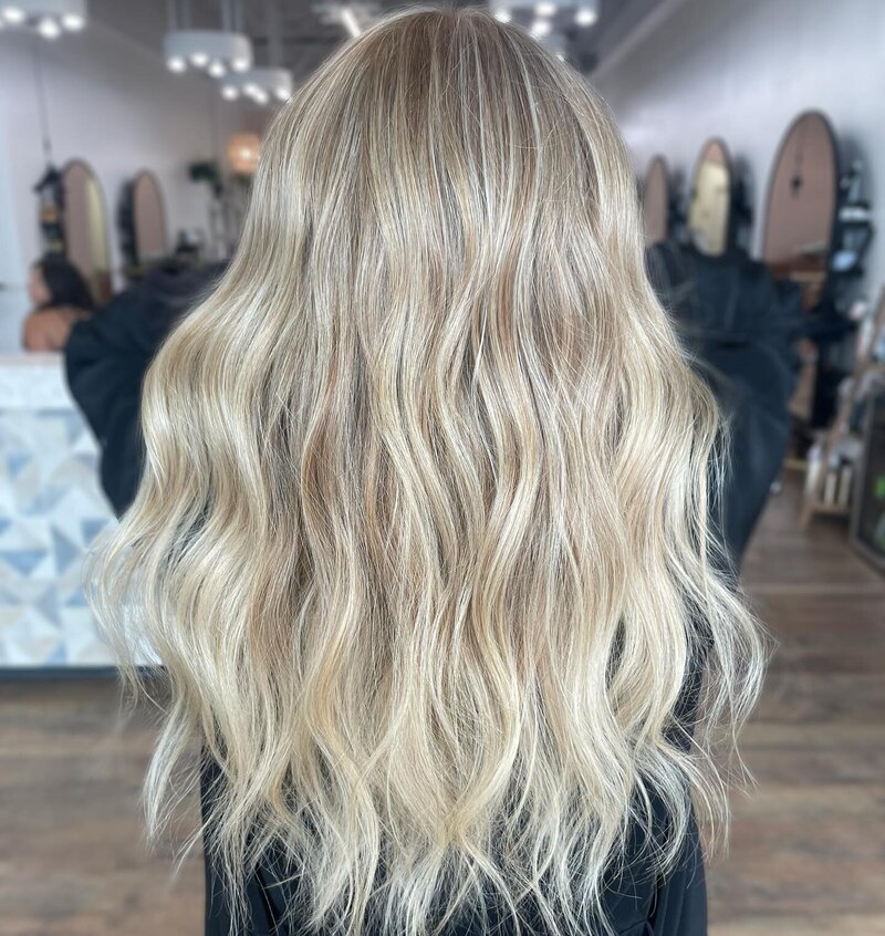 Lived in Low Maintenance Beachy Blonde Sun-kissed  Hair Color by Salt Hair Collective - East Beach Norfolk Hair Salon for Lived in Low Maintenance Color - 16