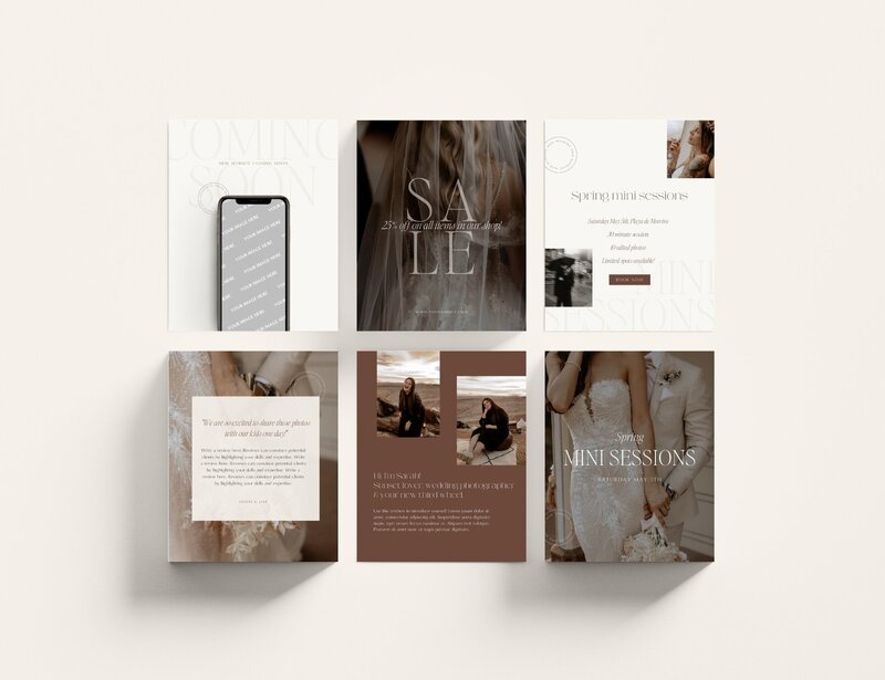 Editorial Instagram templates for photographers Wild Willow8