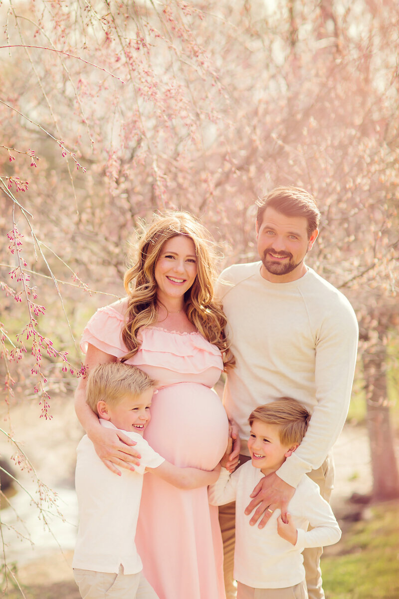maternity-family-cherry-blossom