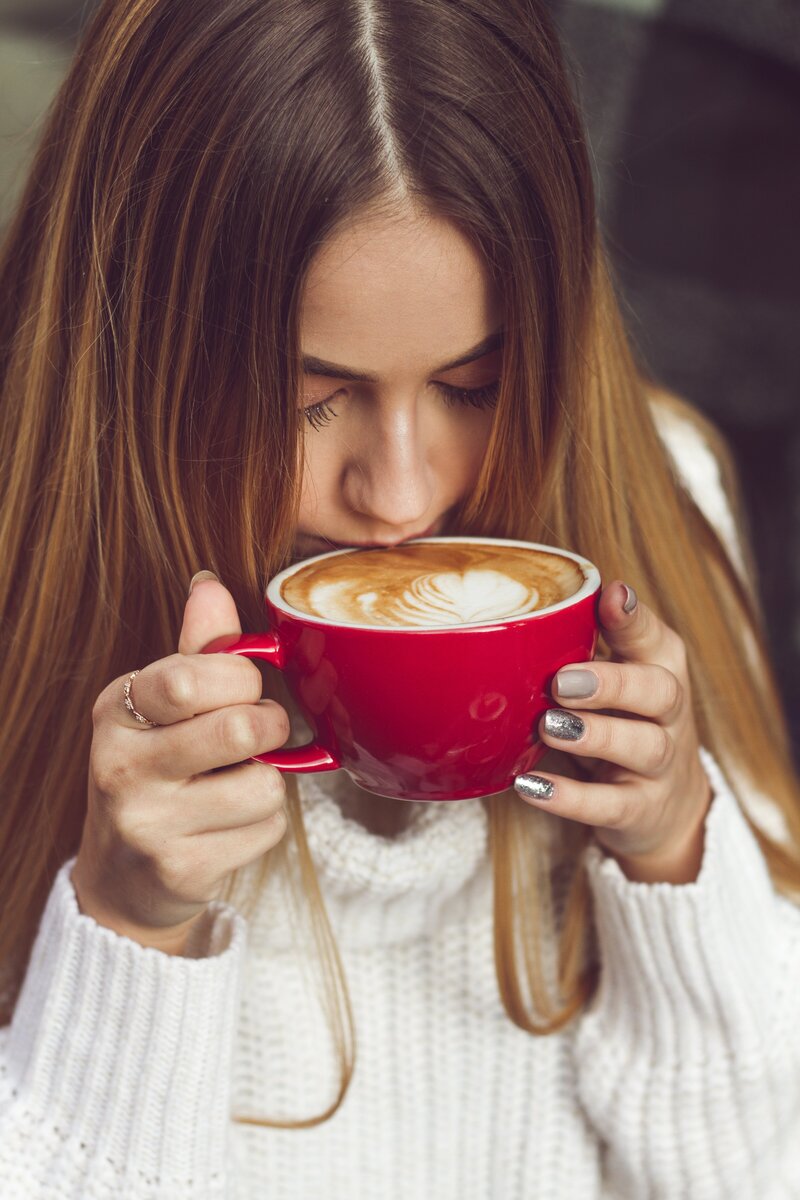 Coffee is My Love Language...  A mix of cinnamon espresso with a splash of creativity, almond milk, and divine connections.   -It's Sunshine in a Cup!