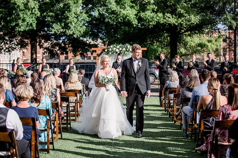 just married by Knoxville Wedding Photographer, Amanda May Photos