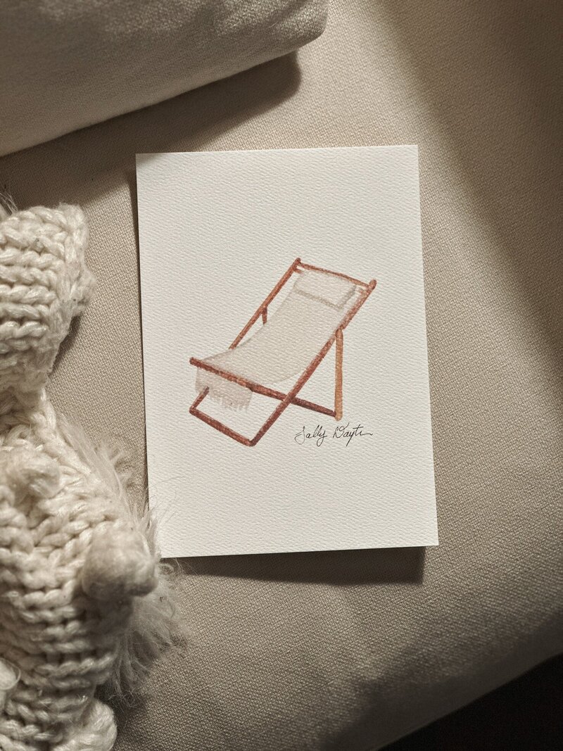 Image of custom stationery design artist artwork for shop