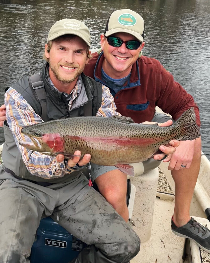 Experienced fly fishing guides in Blue Ridge Georgia