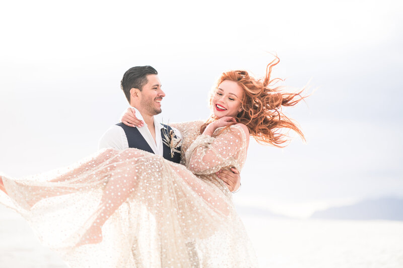 fun white sands national park elopement