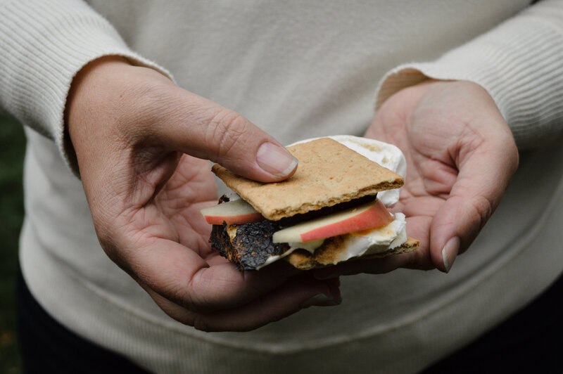 An apple photoshoot event for BelleHarvest