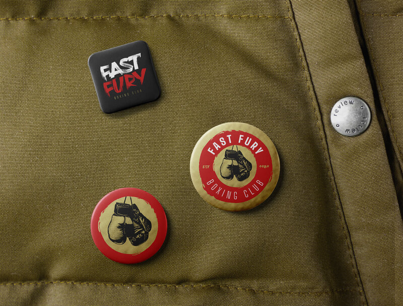 Fast Fury Badge Pins