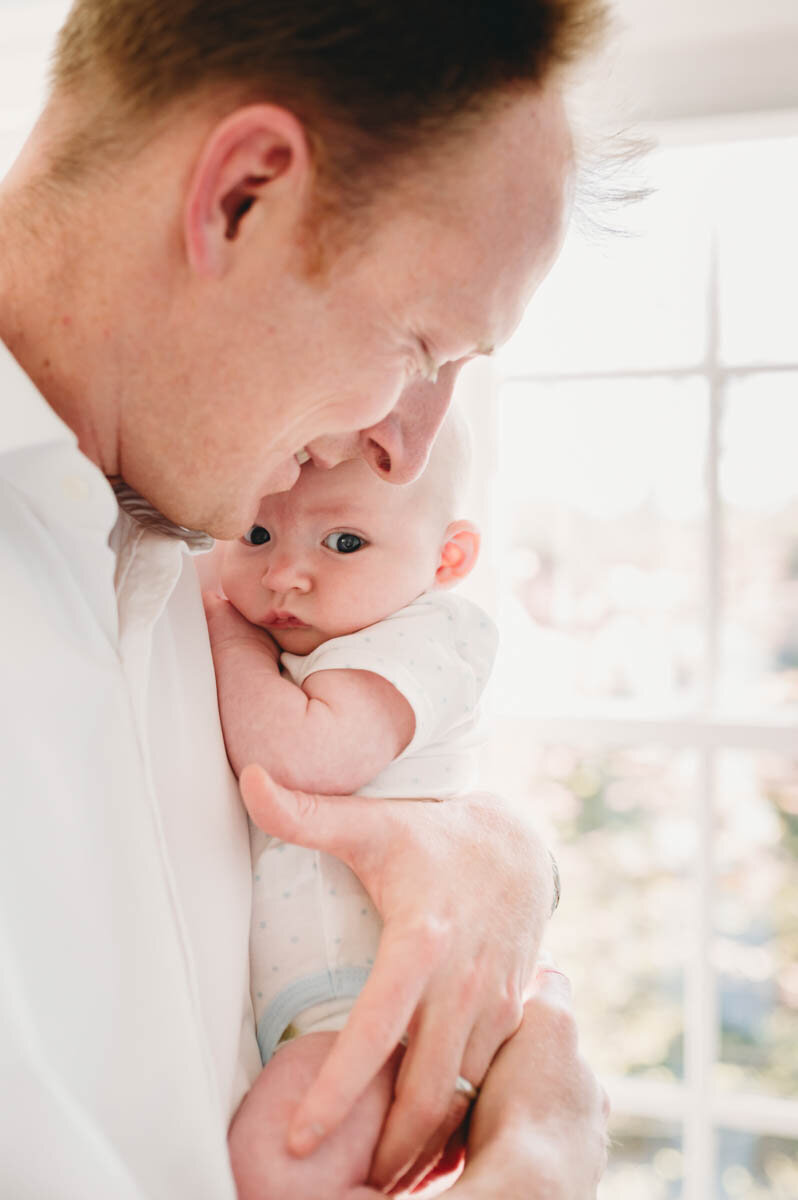 Charlie-newborn-father-and-baby-chevy-chase-md