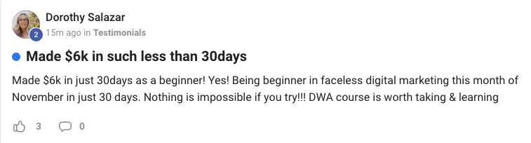Social Proof Screenshot 1