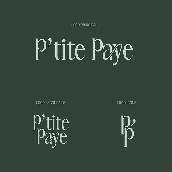 Logo P'tite Paye réalisés par Sagittae Design