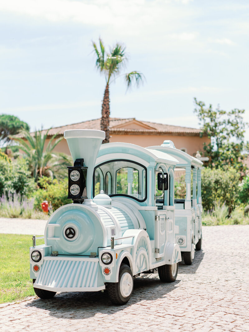 Airelles Summer Camp Saint-Tropez, the train