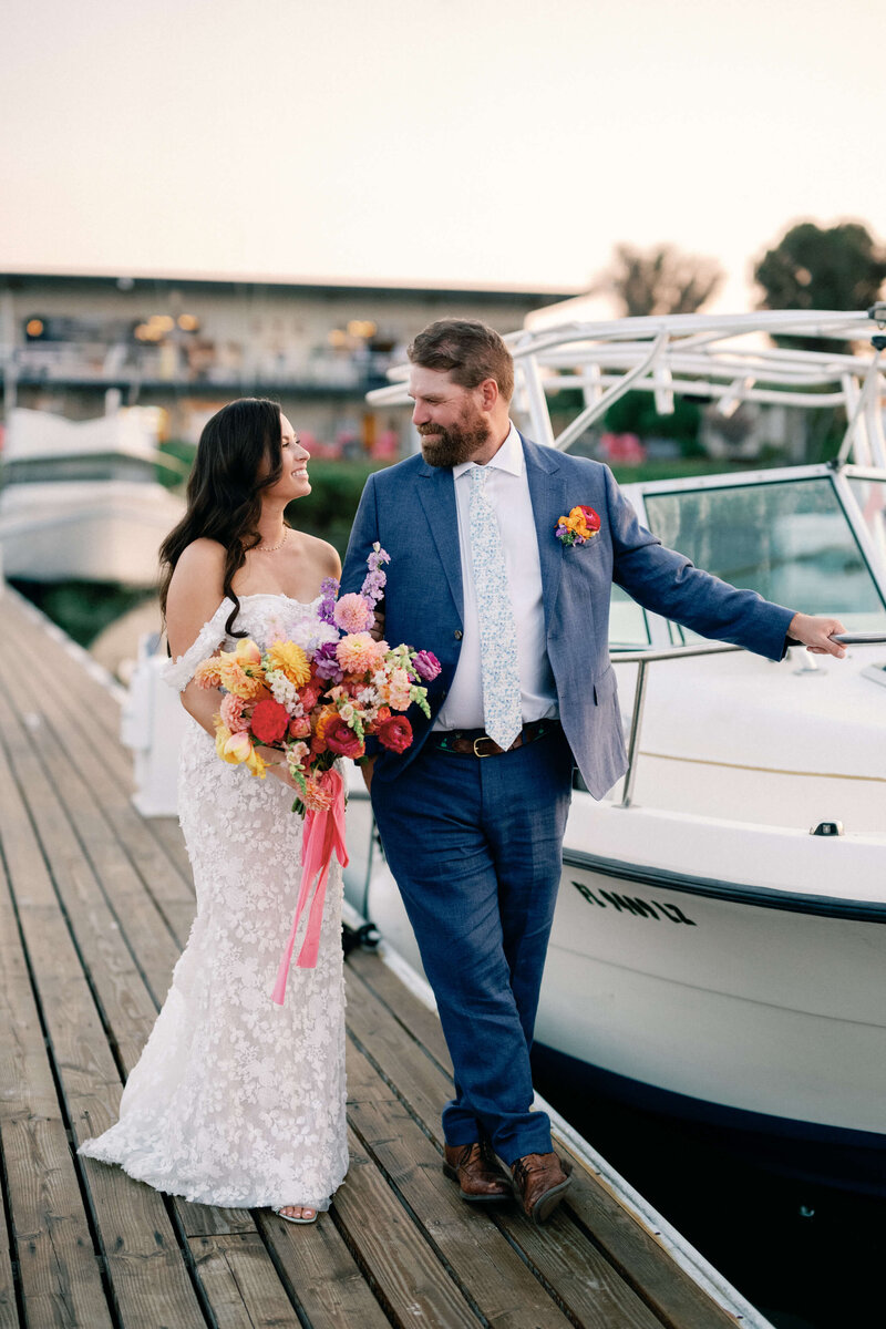 Alameda Yacht Club Wedding - Danyelle Dee x Autumn Marcelle Design - Bay Area Florist (163)