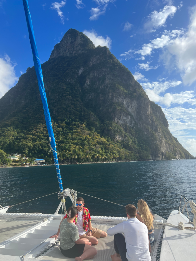 Yacht in St. Lucia