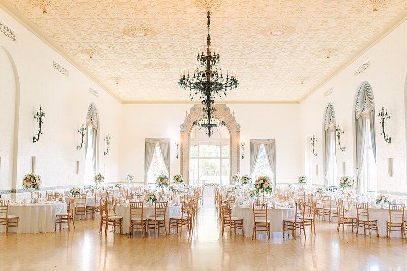 Wedding ceremony set up at The Lodge at Malibu Lake in Malibu filmed by Sherr Weddings.