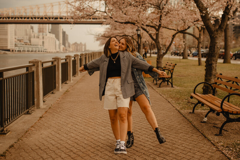 Gabi and Shanna NYC Skyline Blossoms Stormy Session Shanoah Lauren Photo-49