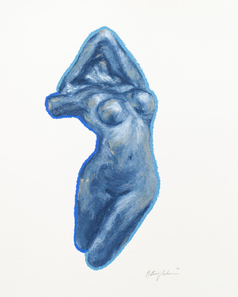 Blue Female Figure-3