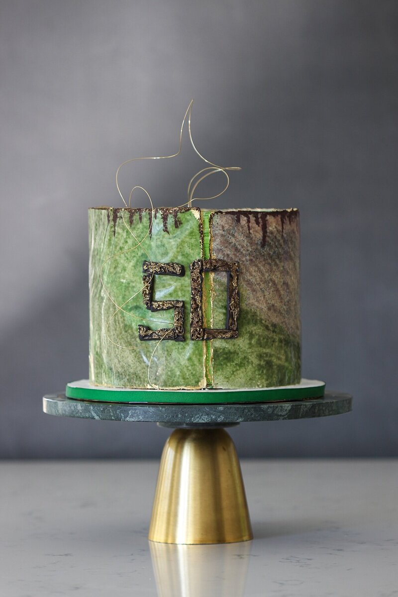 bakes by parisa-atlanta-50th birthday cake
