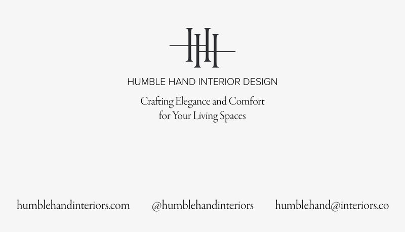 Humble Hand Interior Design Business Card Back