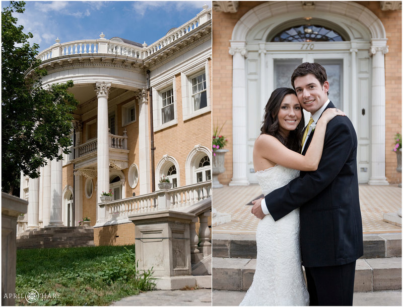 Denver Wedding Photographer at historic Grant-Humphreys Mansion