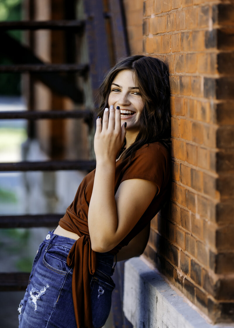 girl laughing