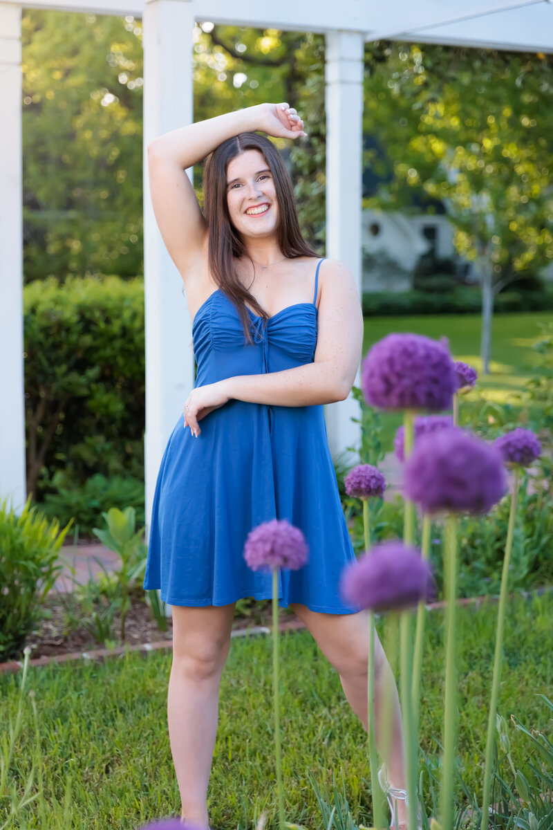 Clayton Senior Portraits in Fearrington village.