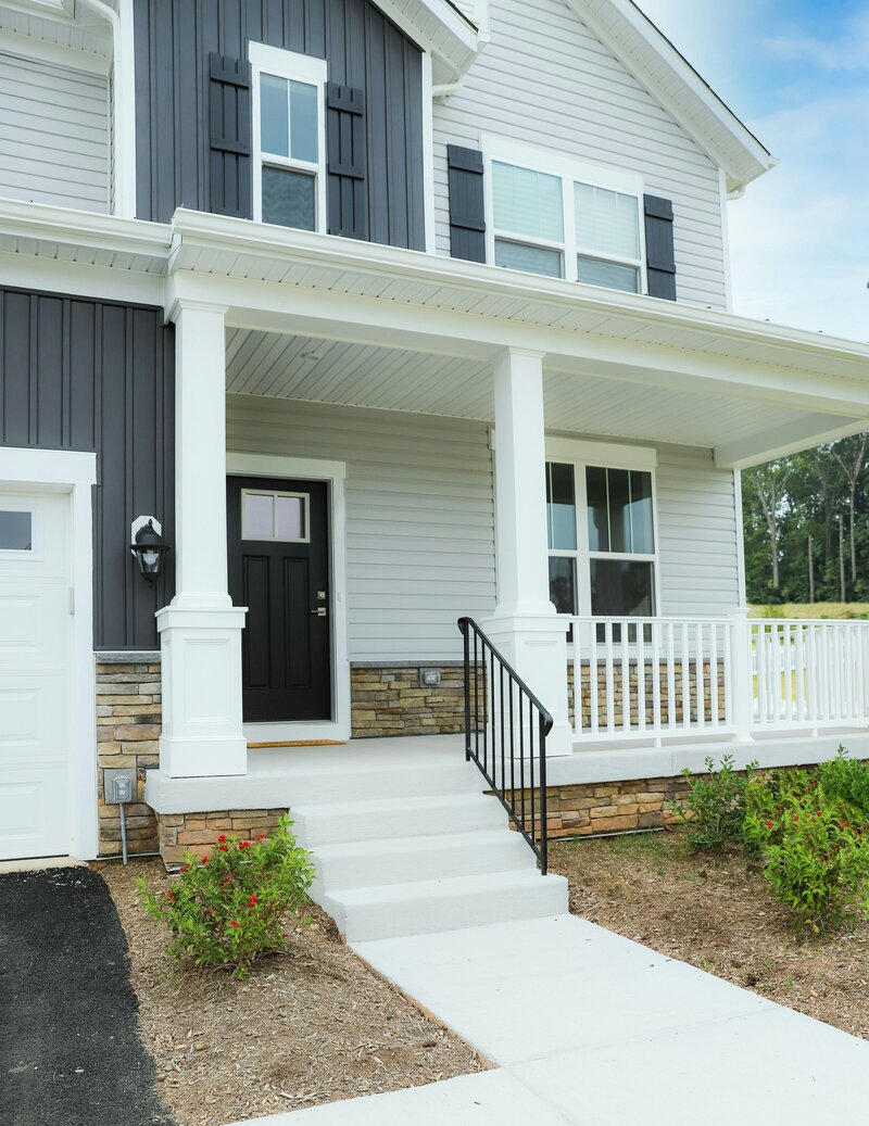 Home exterior with porch
