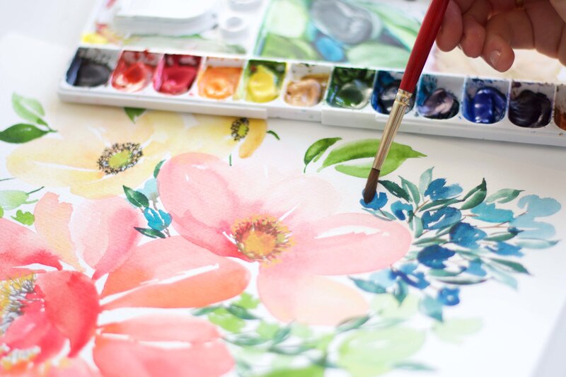 jenna rainey floral planner cover