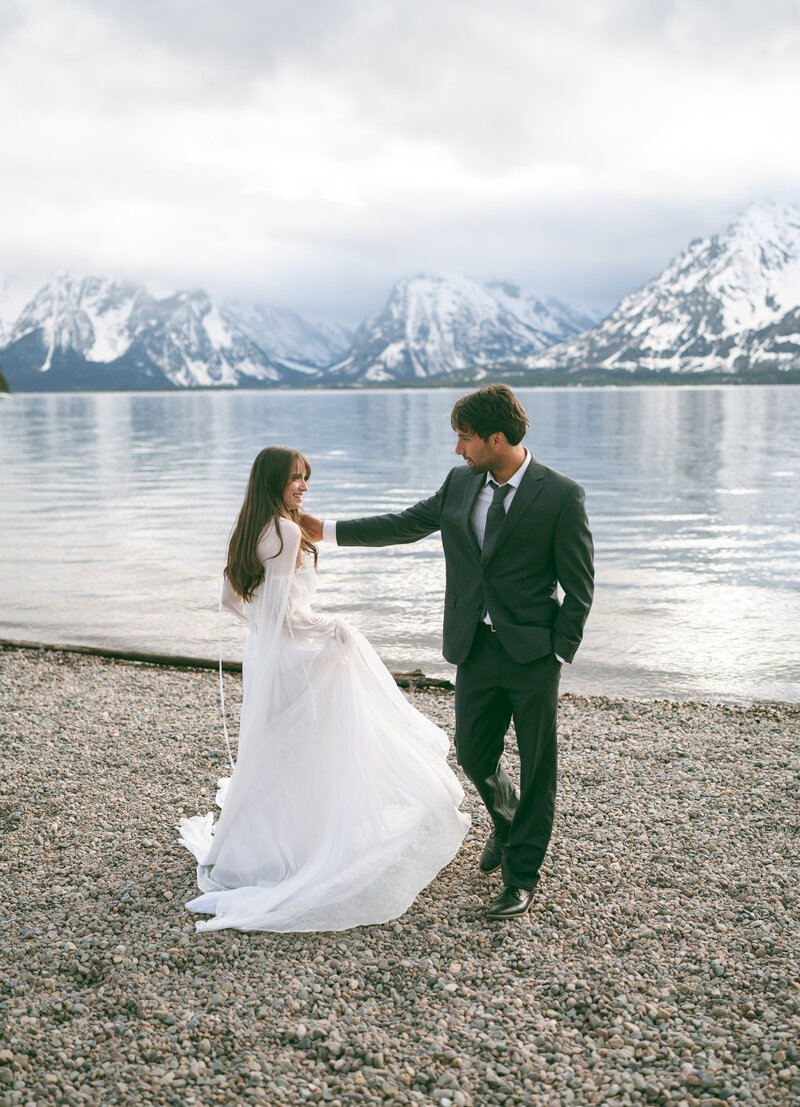 Colter Bay elopement at Grand Teton National Park