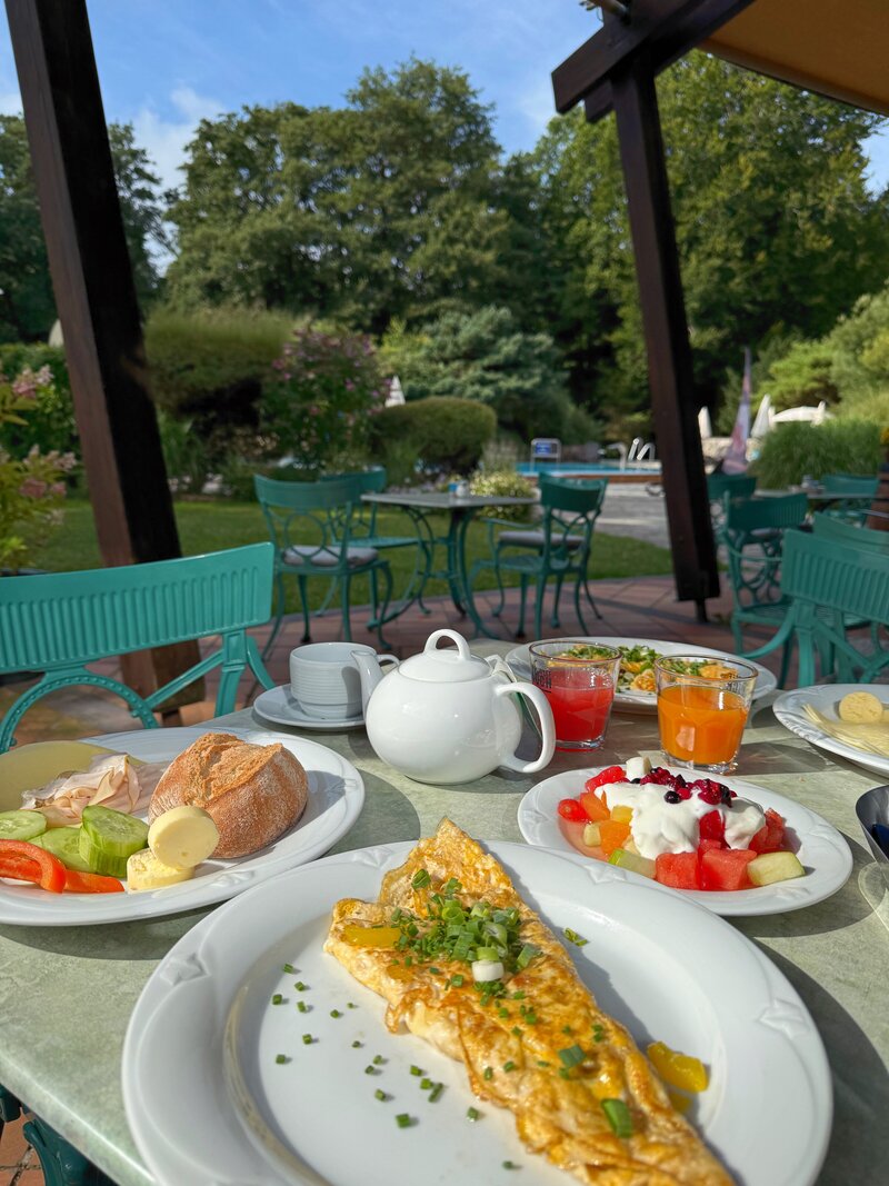 Frühstück im Hotel Bernstein Prerow.