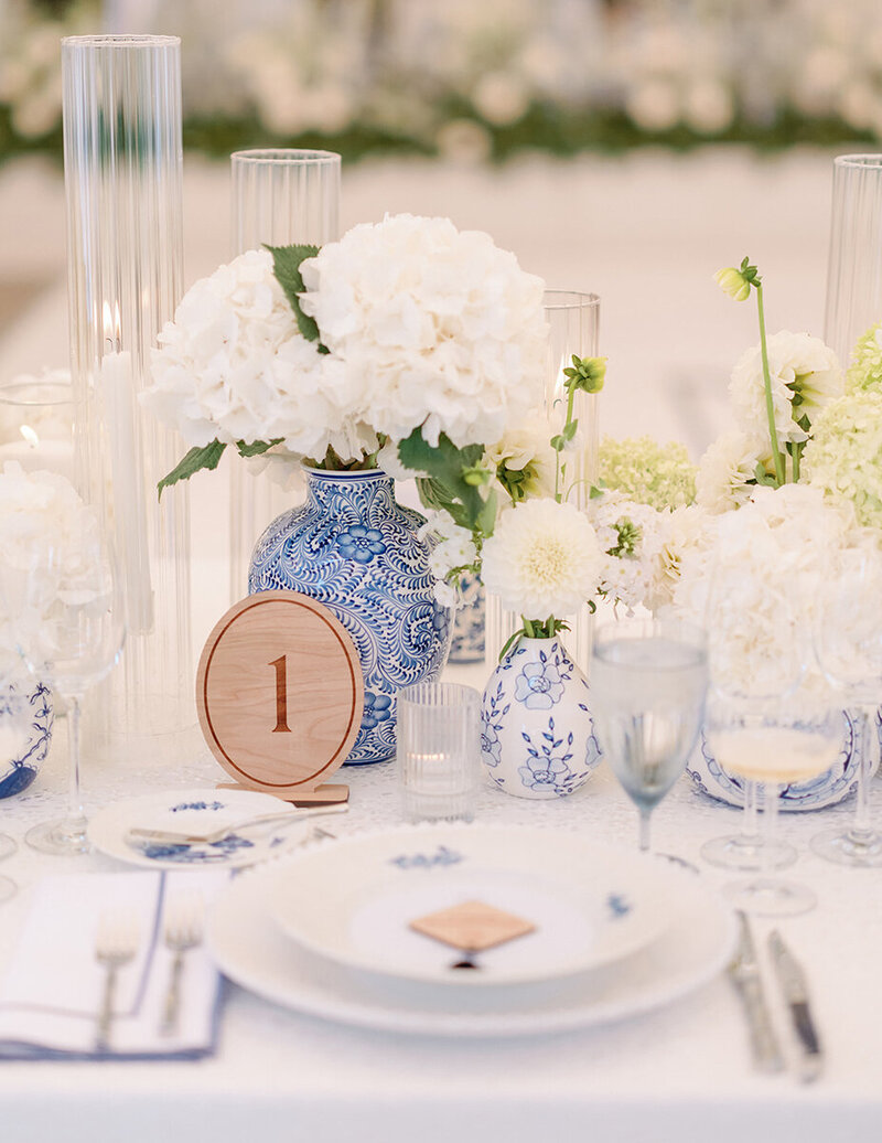 Engraved wood Table number