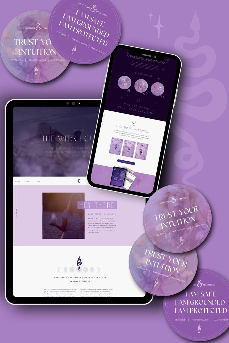 The Witch Curious Mockup
