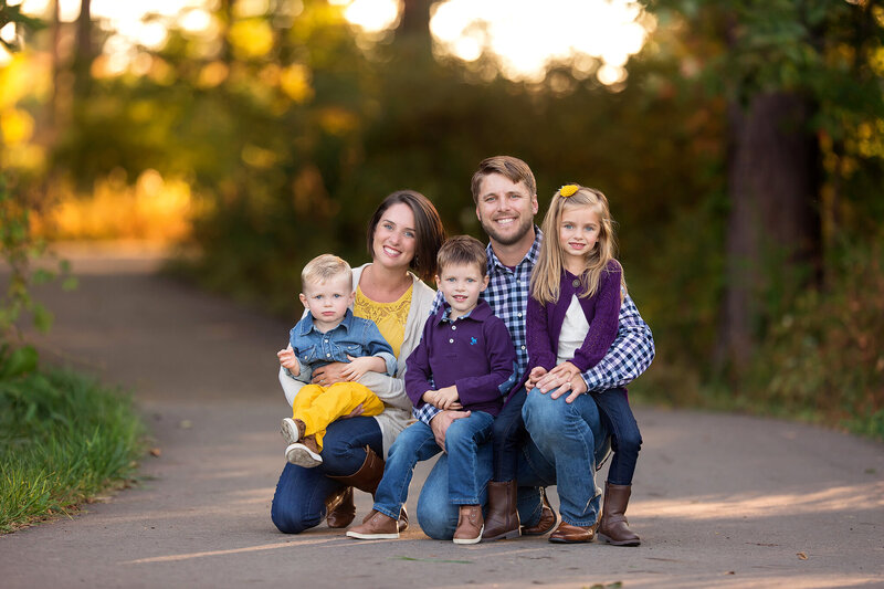 Professional family session in Akron, ohio