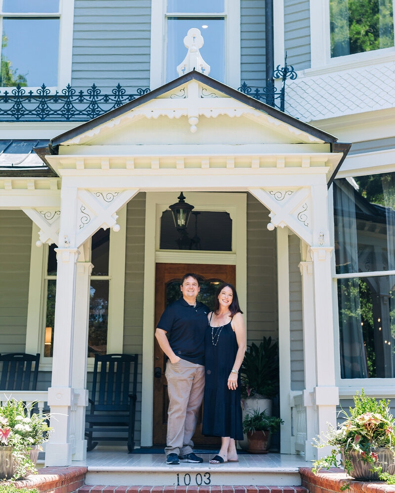 Owners of The South Lamar, an intimate bed and breakfast in Oxford MS.