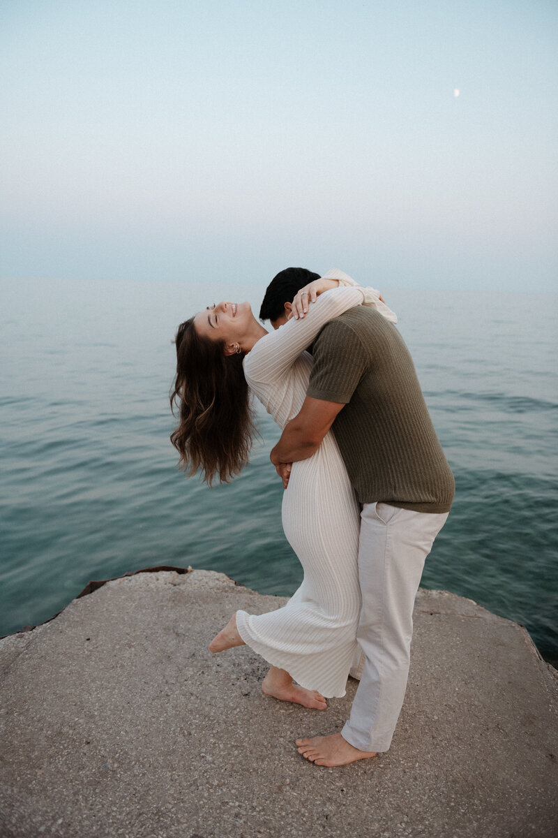 Best Toronto Wedding Photographer - Cinematic Engagement Session in Toronto - RC Harris Water Treatment 5