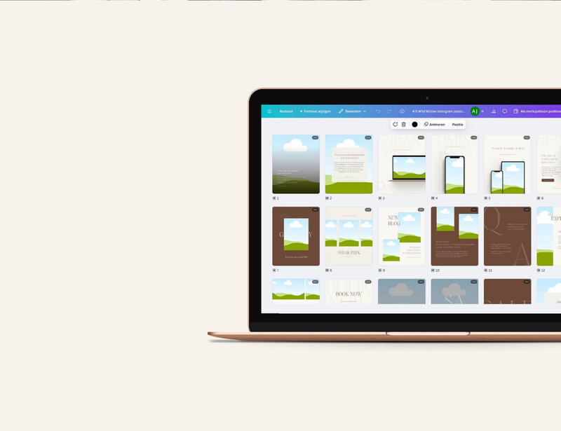 Editorial Instagram templates for photographers Wild Willow14