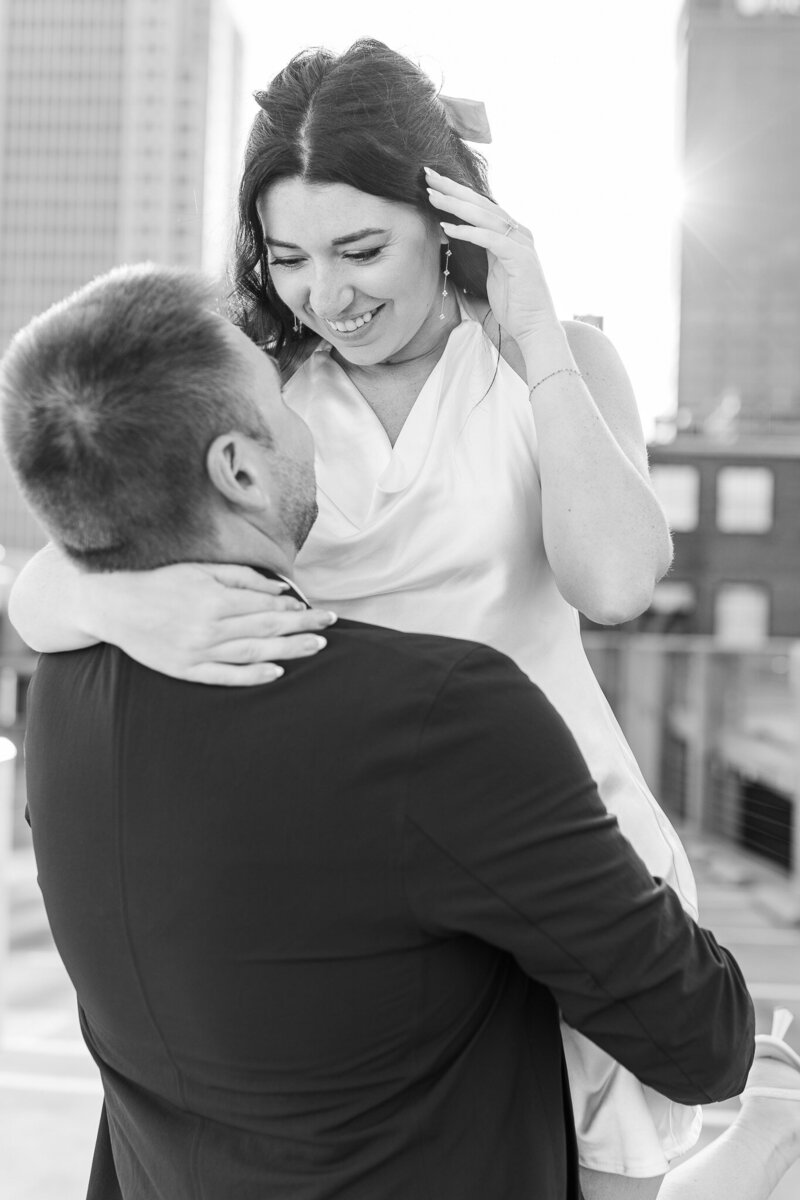 Downtown Louisville Engagement Session - Nicole and Brendan-36