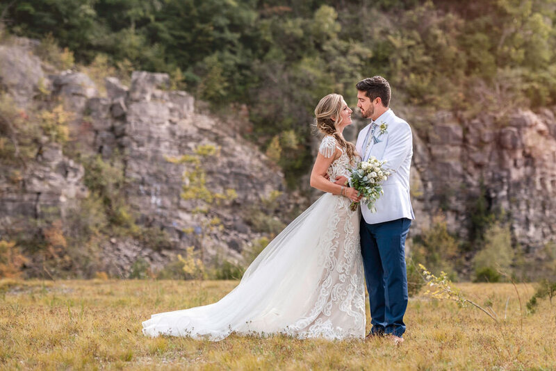 Bride and Groom walking