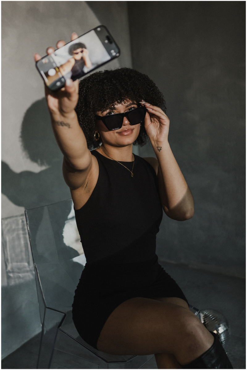 Professional brand photography for Starlight Esthetics, styled and directed by Her Higher Standard Design Studio in Phoenix to highlight a luxury wellness experience.