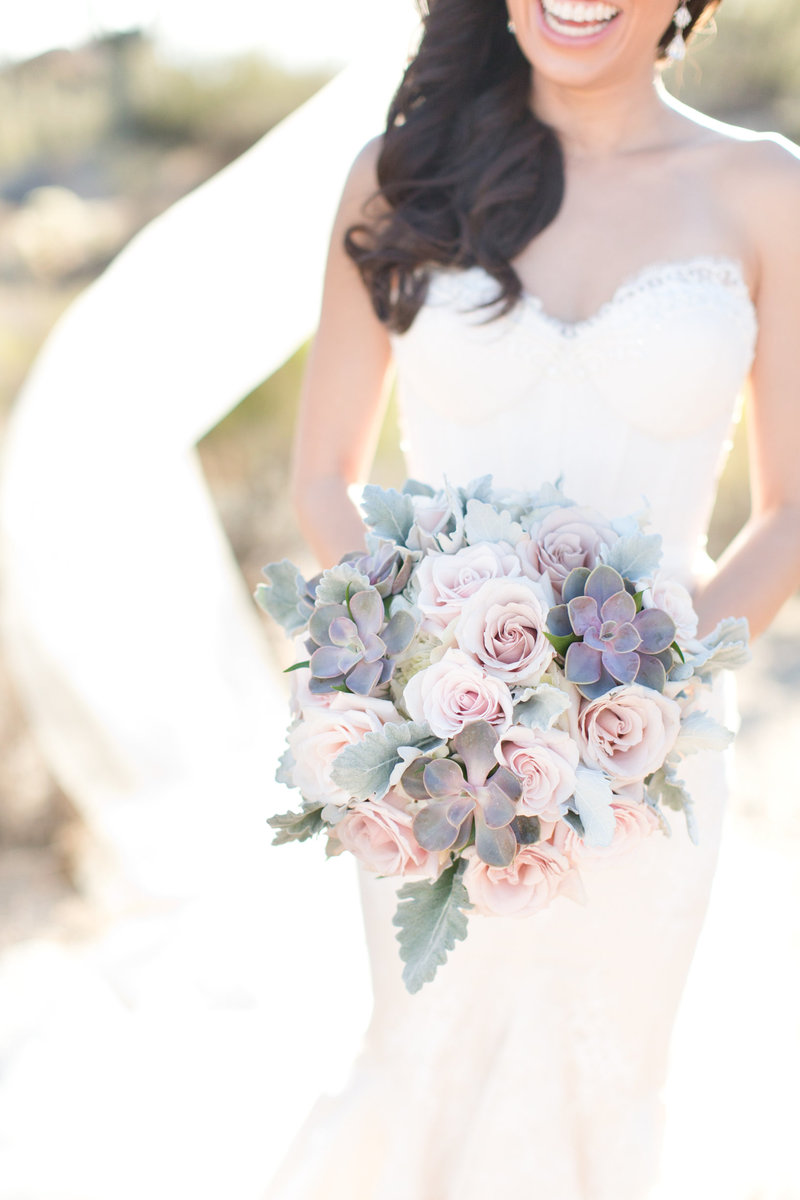 Blush Four Seasons Scottsdale Troon North Wedding | Amy & Jordan Photography