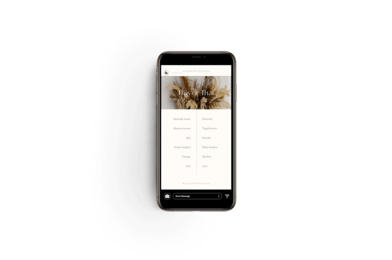 Instagram story template interieur ontwerper Wahiba Wonders 6