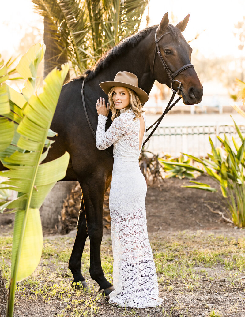 Horse and Rider Photograph from San Diego California