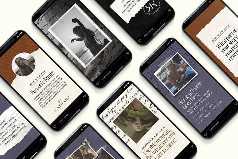 Colorful Mobile Showit Website Design for Female Entrepreneur