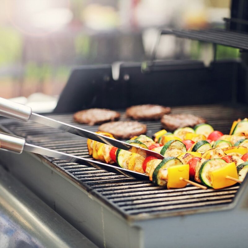 Grill im aussenbereich