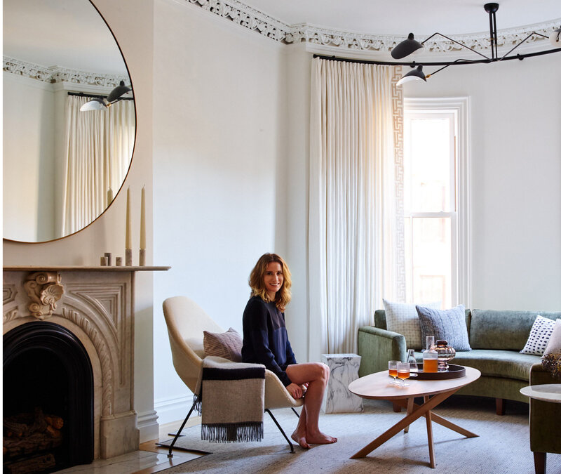 Boston interior designer known for blending modern furnishings with historic architecture, creating distinctive interiors tailored to each client’s vision.