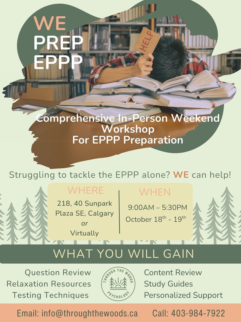 EPPP Weekend Workshop Calgary – psychology exam prep event October 2025
