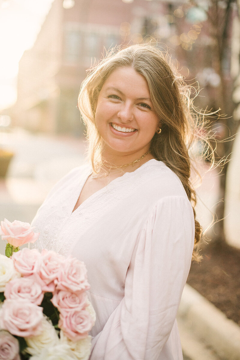 Headshot of Abby McDonald, owner of Abby Grace Florals in Anderson, SC