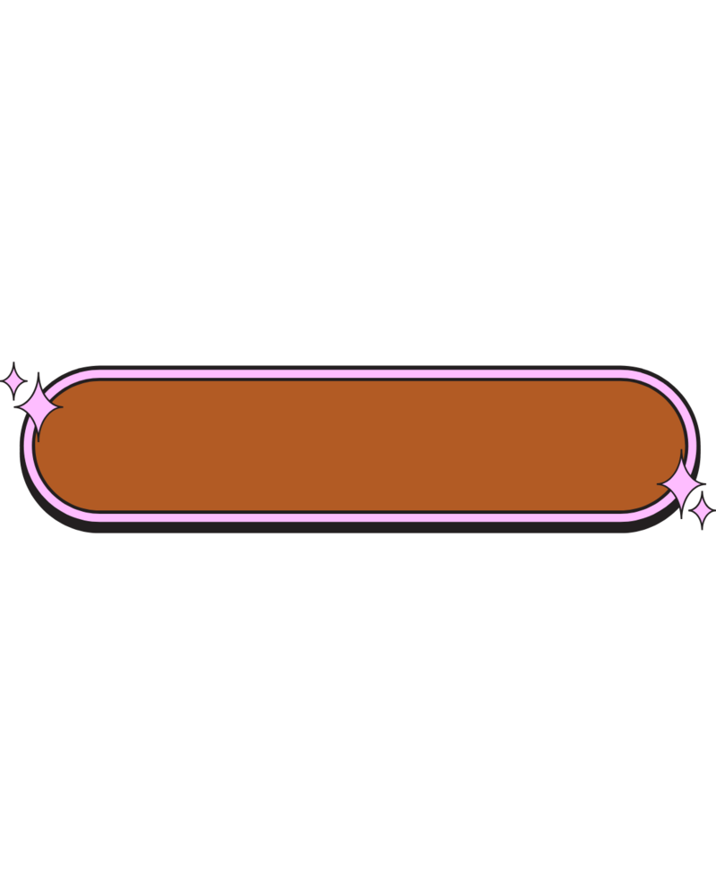 Pink and White Text Box with Stars