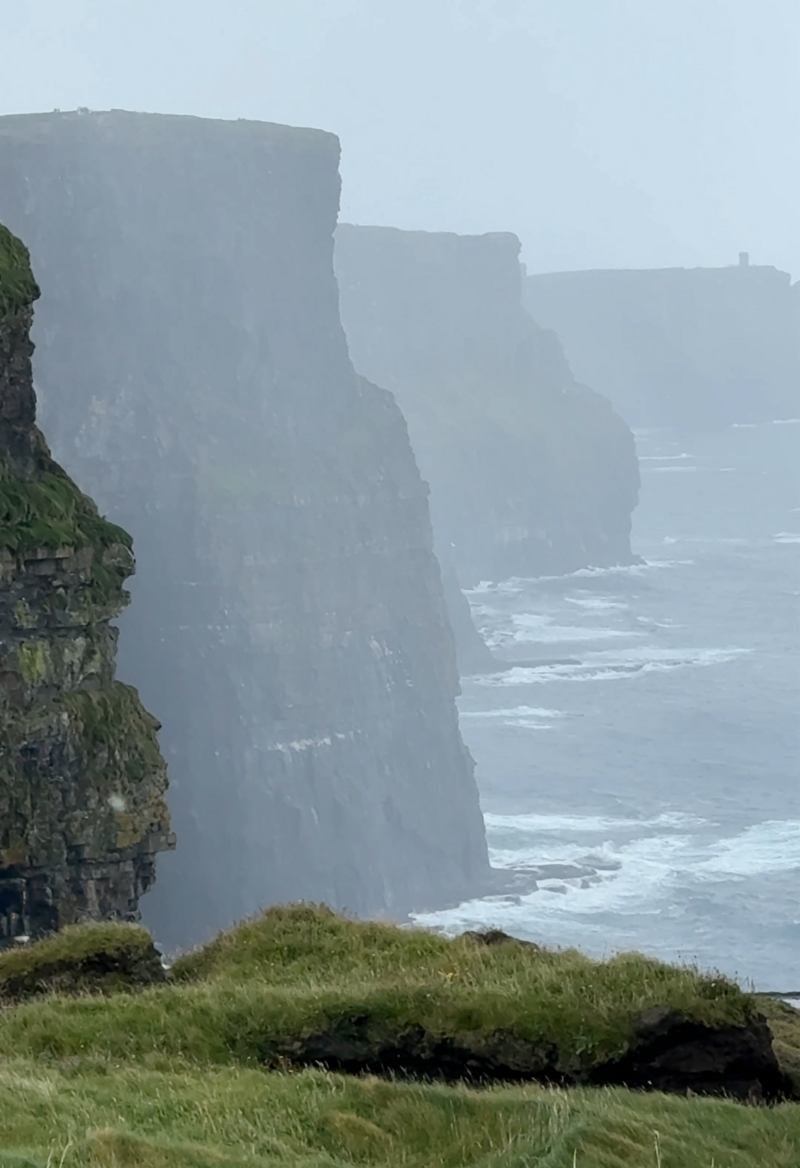 Cliffs of Moher Ireland blurry cliffs 